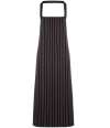 PR110 Stripe Apron Black / Grey colour image
